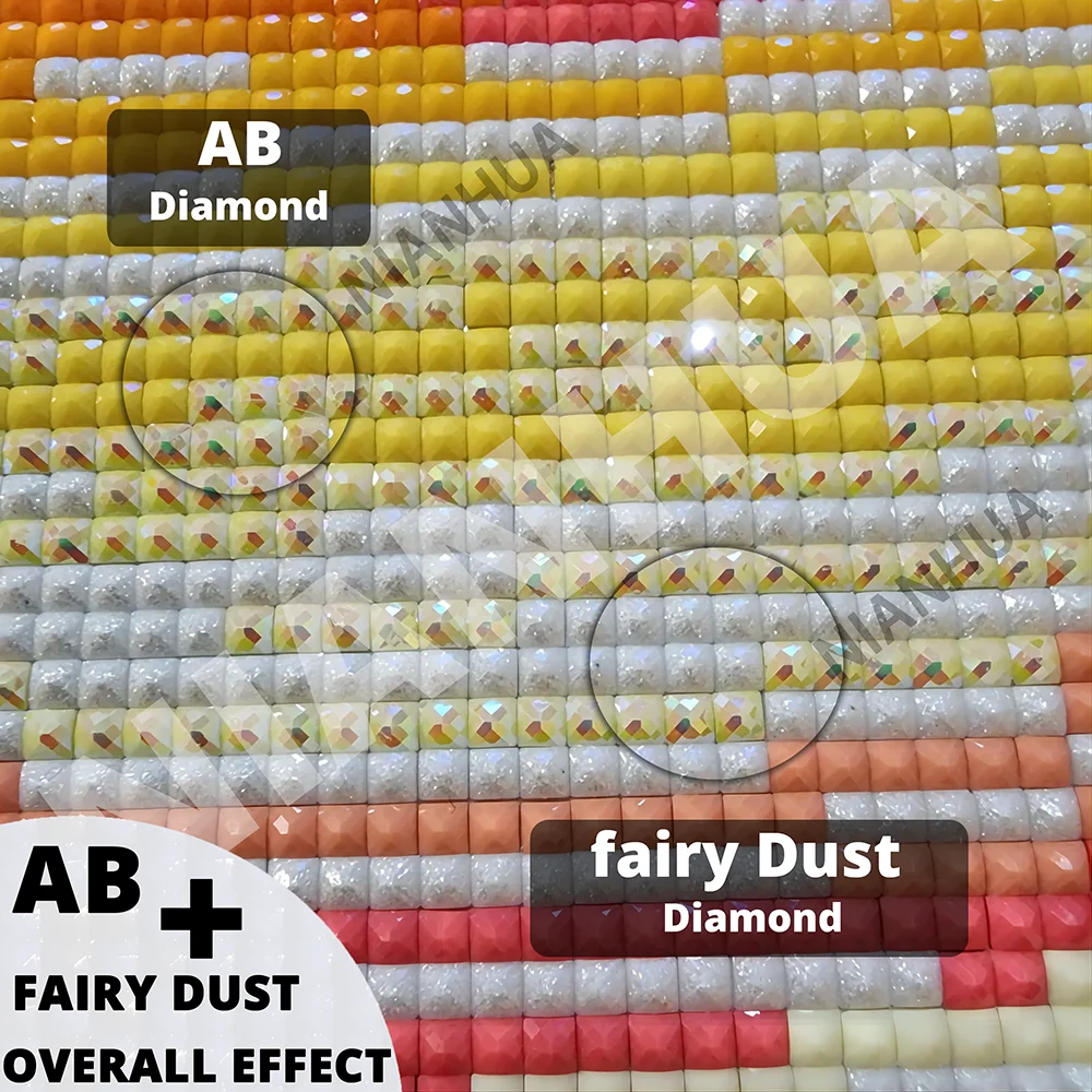 Resin AB Fairy Dust 5D DIY Diamond Embroidery Cross New Arrival Mosaic Shoe Landscape Kits Art Flower Painting Hat Handicraft - Image 5
