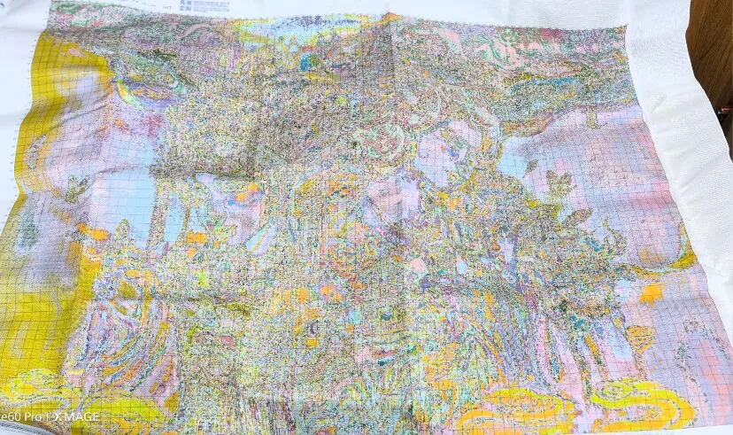 ZZ7822- Chinese Beauty Yang Gui-fei 14CT 16CT 18CT Printed Canvas Cross Stitch DIY Set Kit Home Needlework Embroidery 139 Colors - Image 3